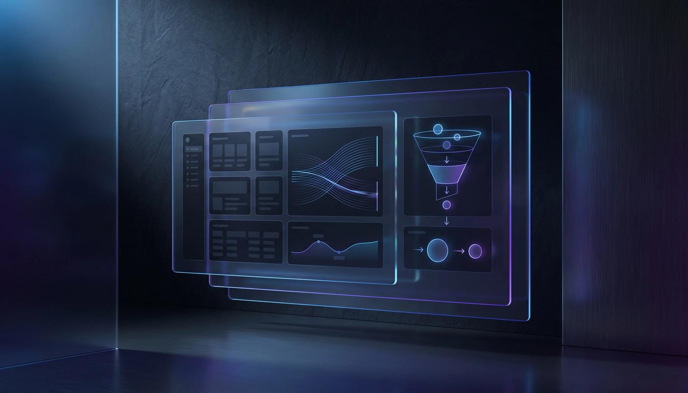 Premium concept illustration of a high-converting website design system with modern UX architecture, conversion-focused interface design, and performance-driven web experience in 2026.