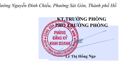 Thông tin thể hiện chữ ký số có hình ảnh như chữ ký/dấu thật