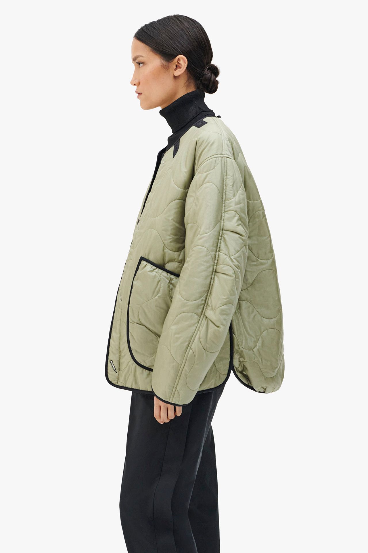 Modular Quilted Crop Puffer Jacket