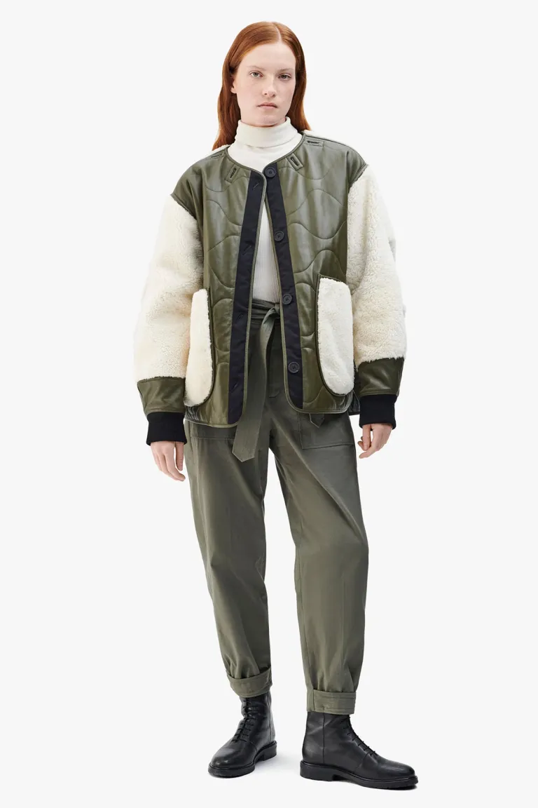 Shearling Leather Bomber | MARFA STANCE