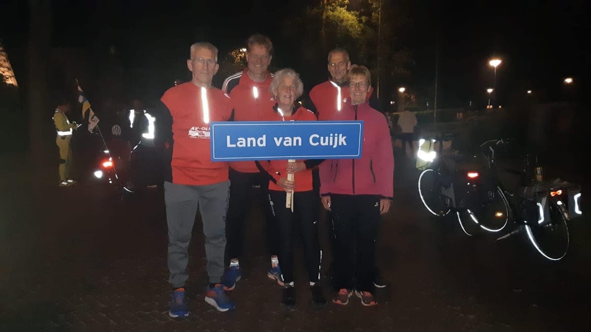 Estafetteloop met het bevrijdingsvuur