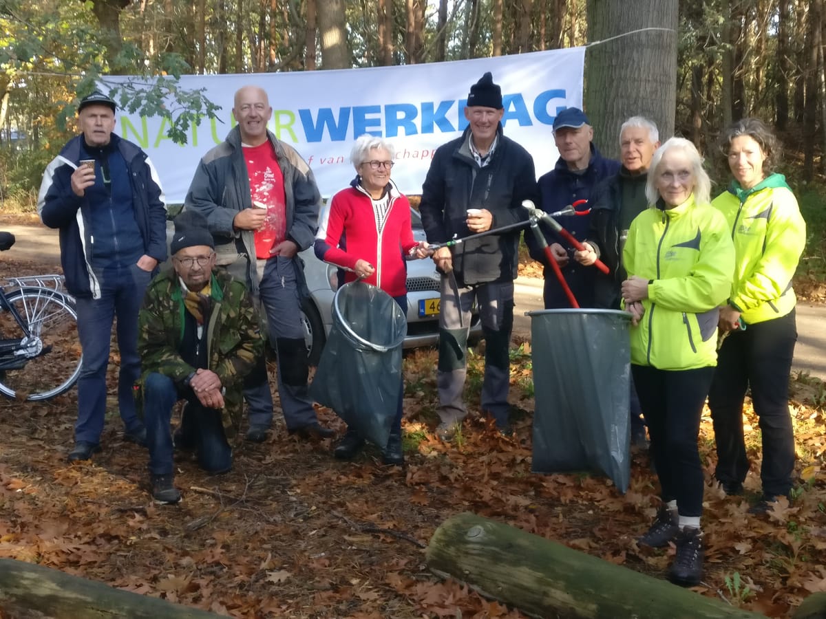 Loopgroep Grave goed vertegenwoordigd op de Natuurwerkdag