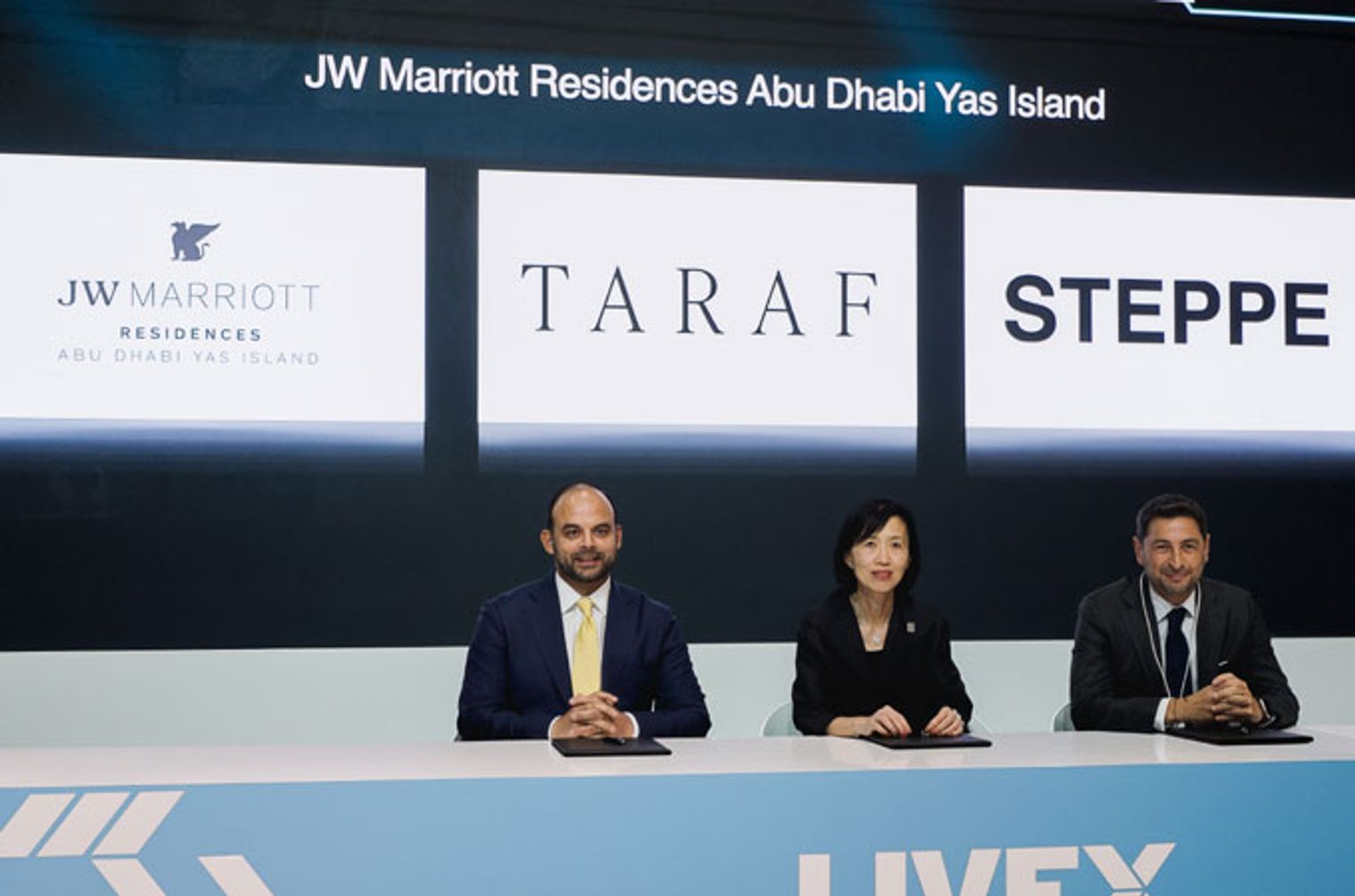JW Marriott Residences Yas Island aerial render by TARAF