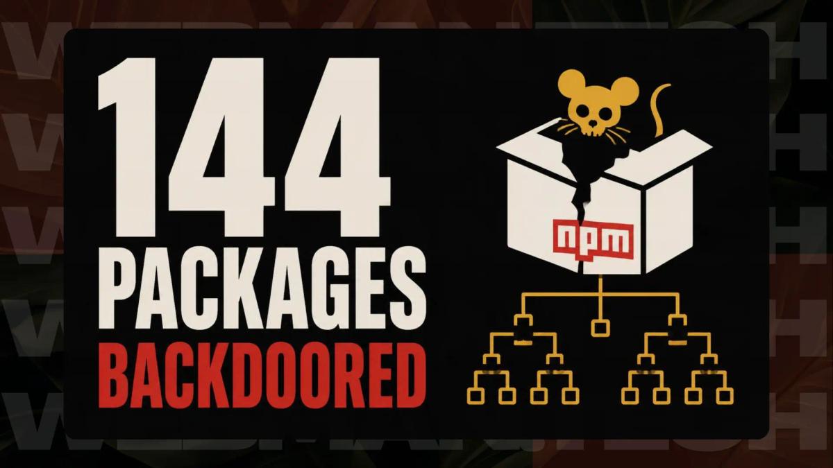 Mastra npm Attack: 144 Packages Backdoored by North Korea