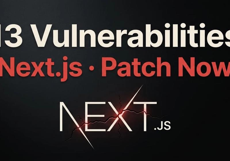 Patch Your Next.js Now: 13 Vulnerabilities Fixed