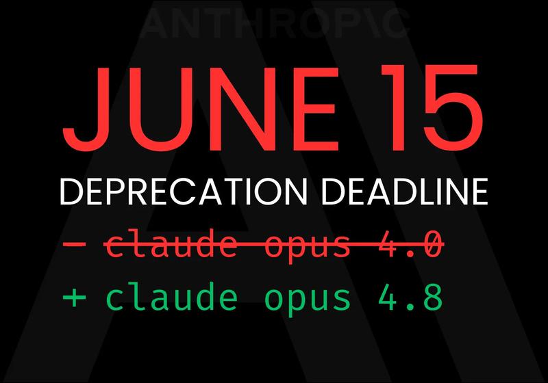 Claude Sonnet 4 & Opus 4 Deprecate June 15 — Migrate Now