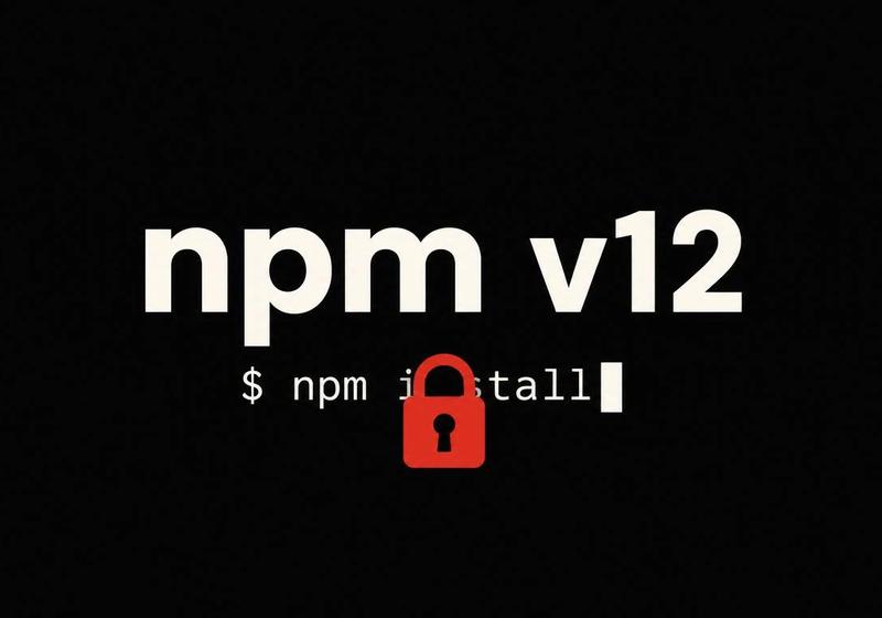 npm v12 Ships: Install Scripts Blocked by Default