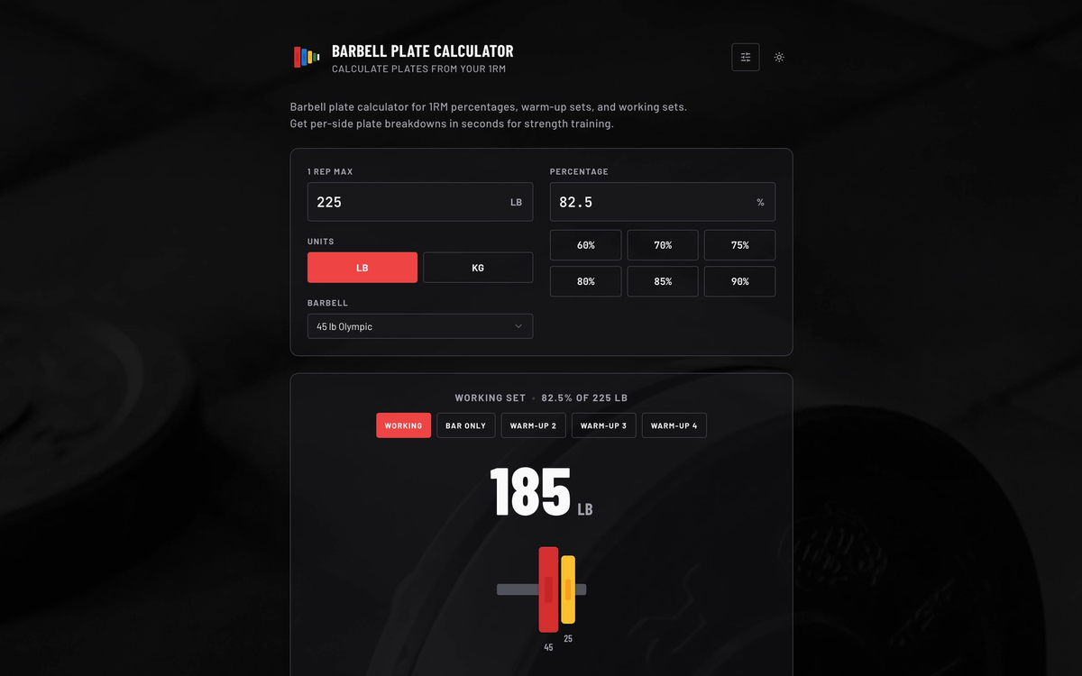 Barbell Plate Calculator