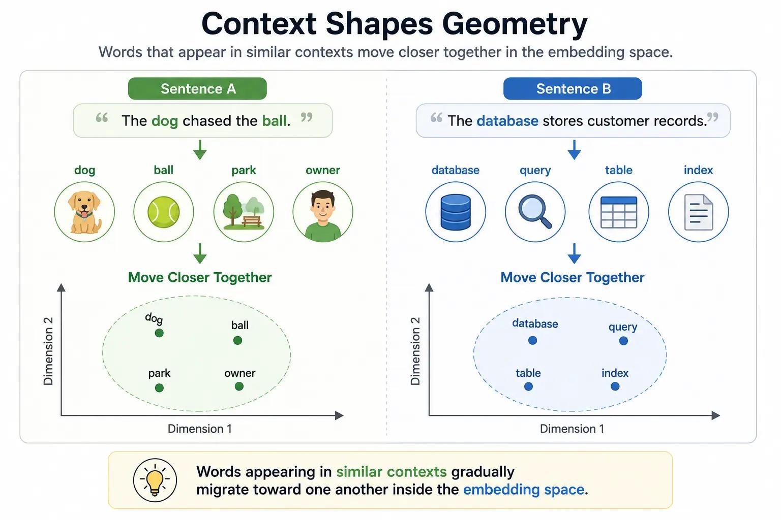 Shaping the Geometry of Embeddings