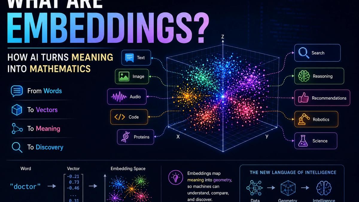 What Are Embeddings? How AI Represents Meaning as Mathematics