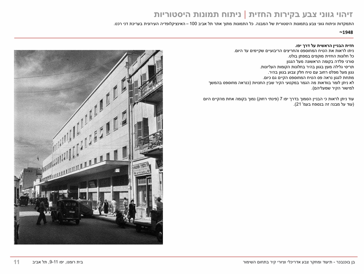 ניתוח תמונות הסטוריות