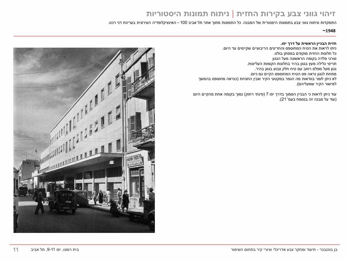 ניתוח תמונות הסטוריות