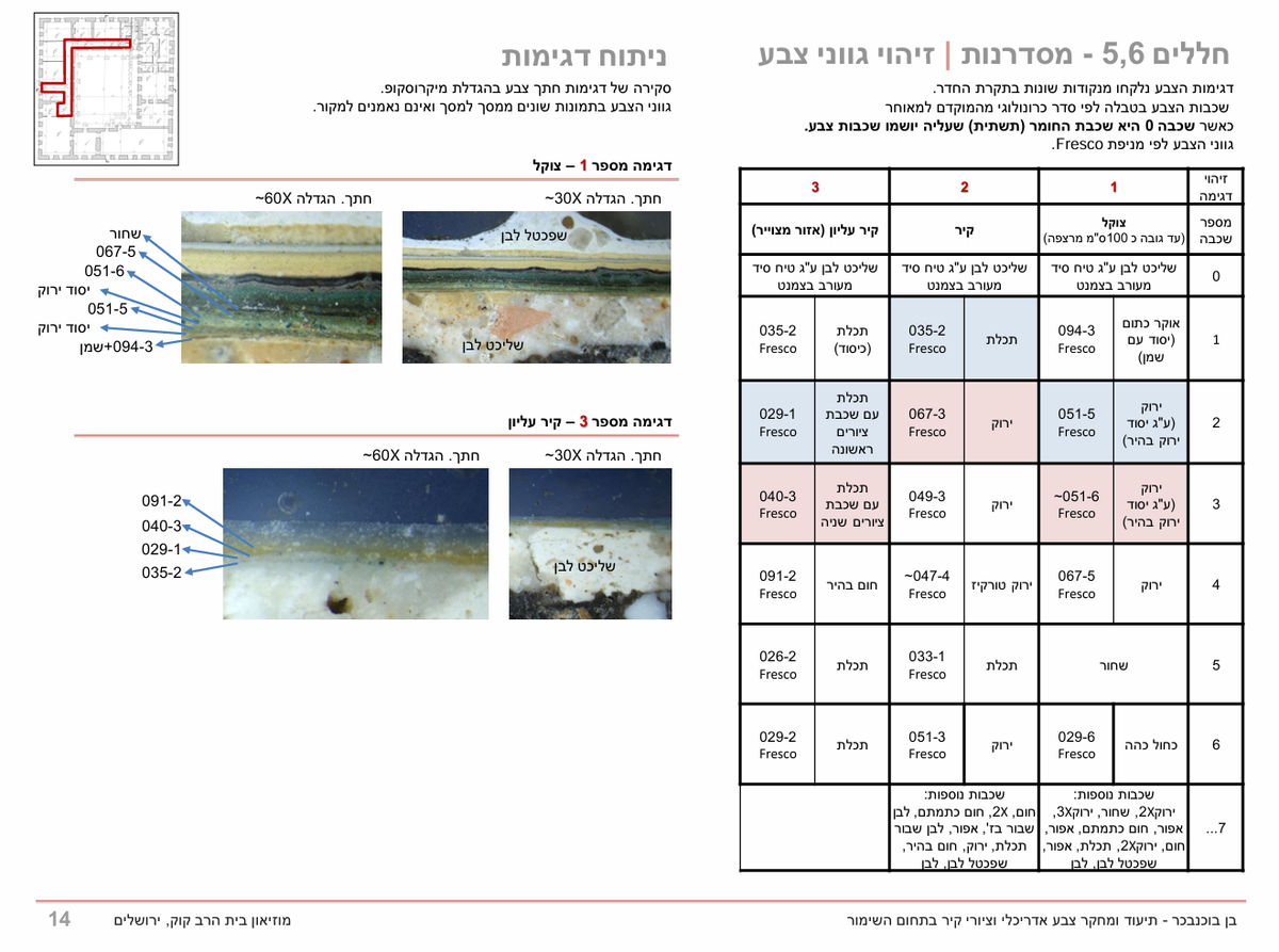 זיהוי גווני צבע וניתוח דגימות