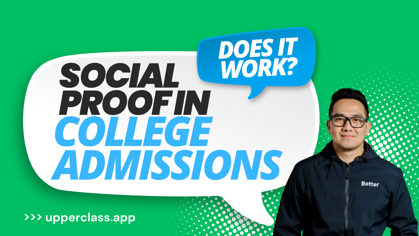Social Proof in College Admissions Works!