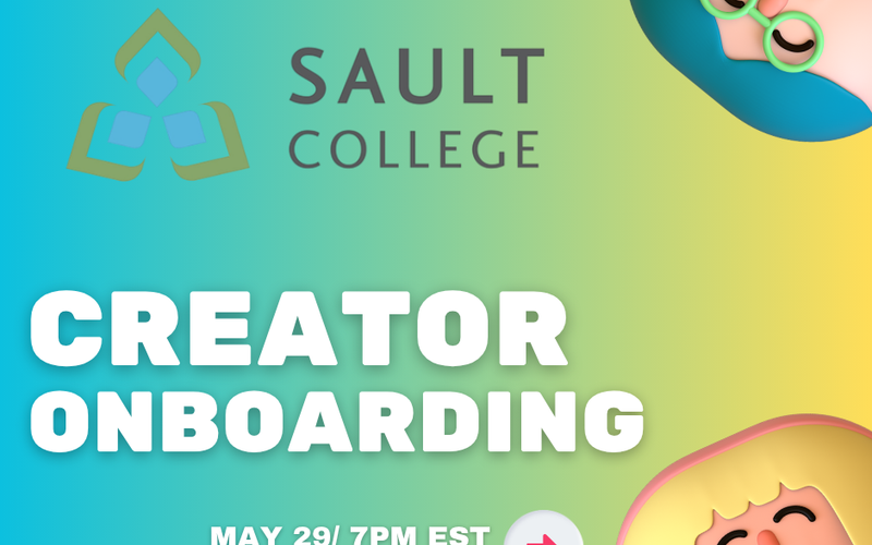 Sault College/ Creators Onboarding