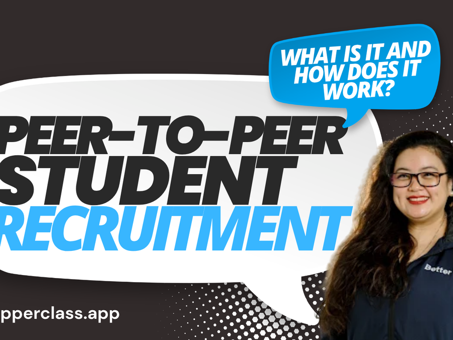 Peer to Peer Student Recruitment Works!
