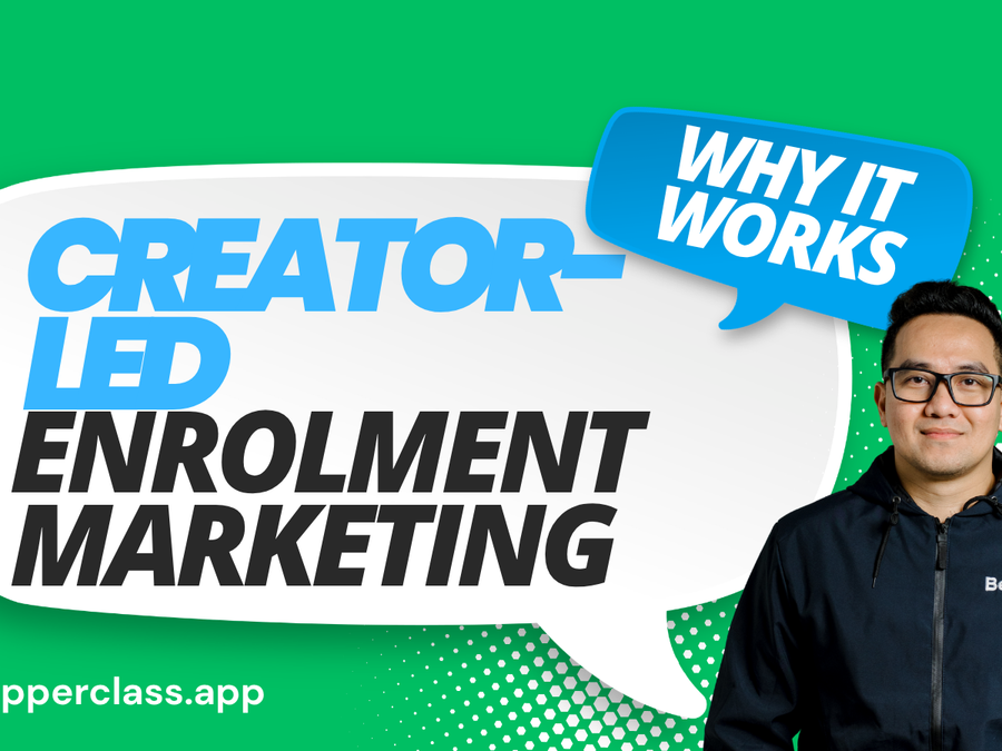 Why Creator-Led Enrollment Marketing Works!