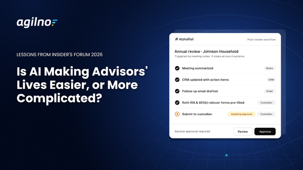AI for RIAs: AlphaRail workflow with advisor approval, Insider’s Forum 2026
