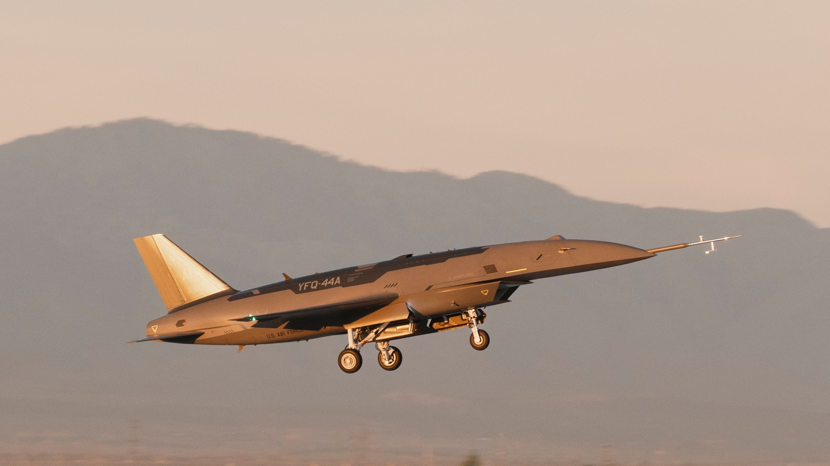 Anduril's YFQ-44A Begins Flight Testing for the Collaborative Combat Aircraft Program | Anduril