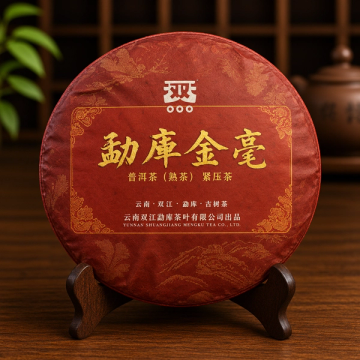 Шу пуэр Mengku Jinhao Puer Tea Чайная зона Менку, 07.04.2017 , 357 грамм
