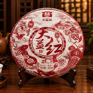 Шу пуэр "Da Yi Hong", чайная фабрика Да И, TAETEA, Мэнхай, Сишуанбаньна, 2023 год, 357 грамм