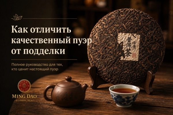 Как отличить качественный пуэр от подделки | Ming Dao