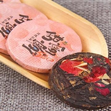 Розовый чай с розой, мини точа