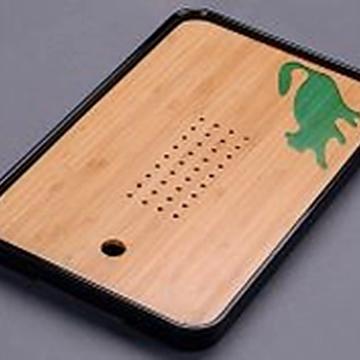 Чабань из бамбука и чёрного пластика 36,5*23,5*3,5