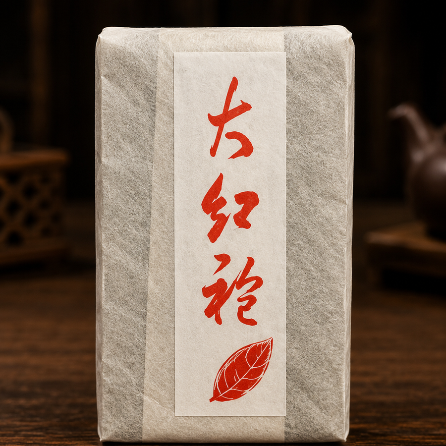Да Хун Пао прессованный (плитка), Dahongpao, 200 грамм