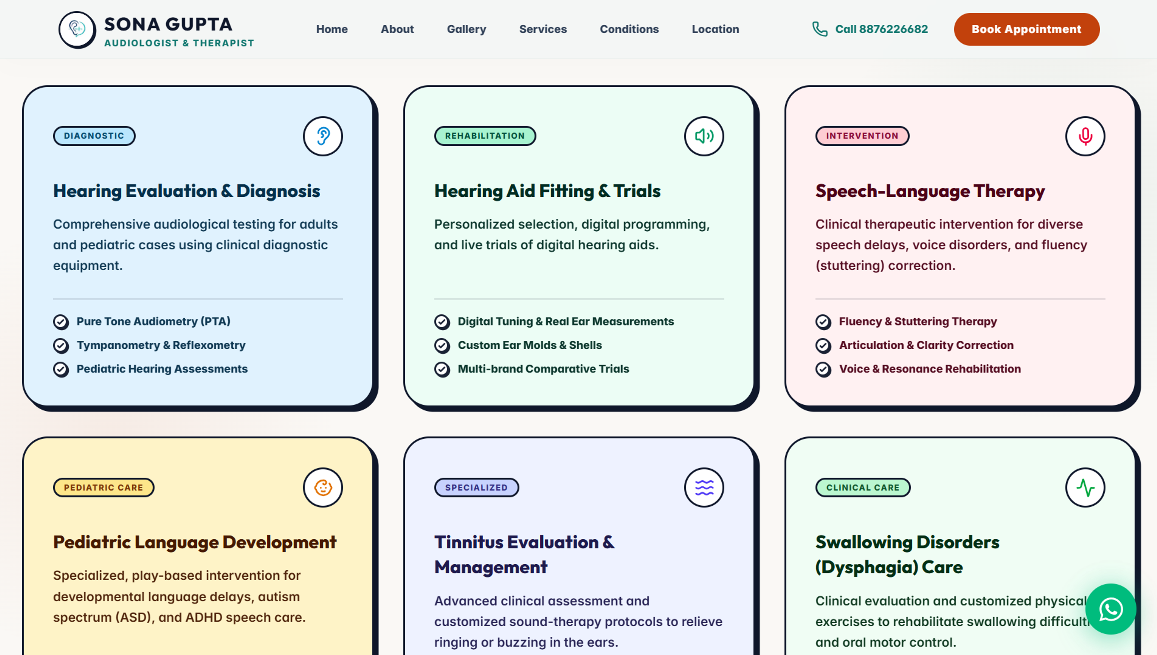 Sona Gupta — Audiologist & Speech Therapist — screenshot 1