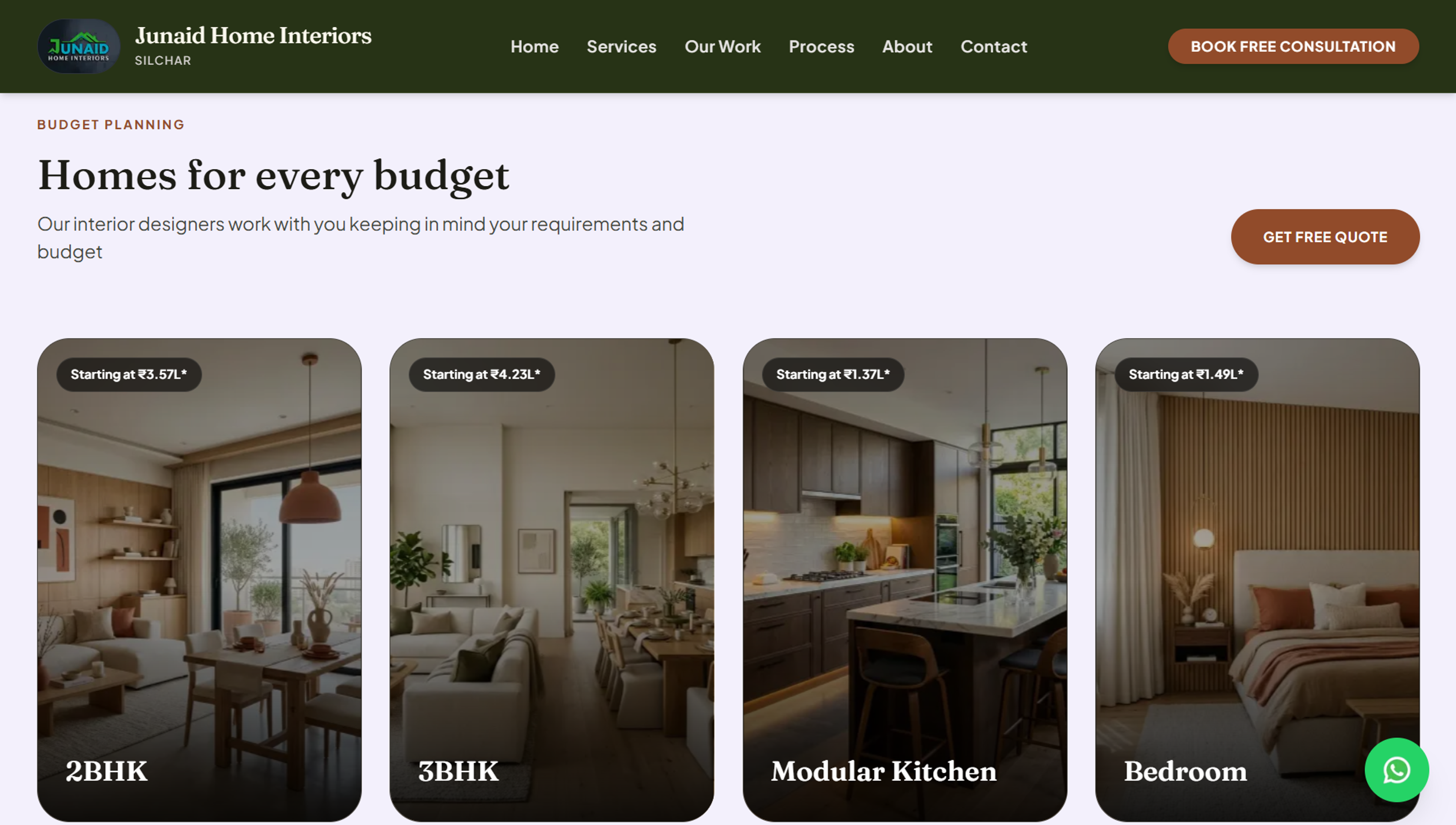 Junaid Home Interiors — screenshot 1