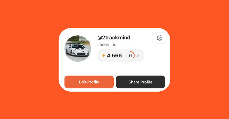Driver Rating in user profiles