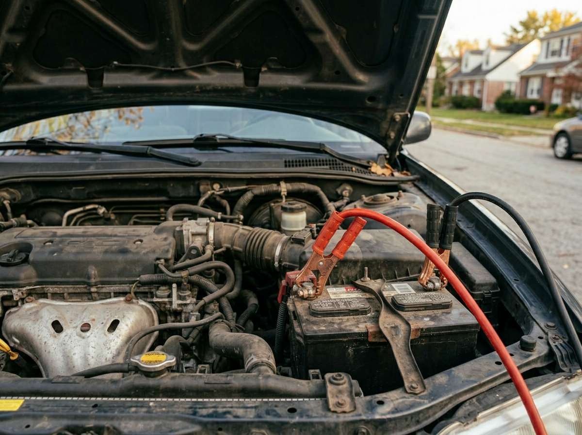 Roadside tire change in Central Florida