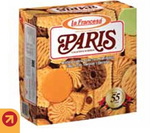Galletas La Francesa Paris 600g