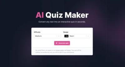 Fillout AI Quiz Maker