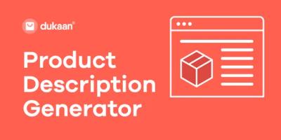 Dukaan Product Description Generator