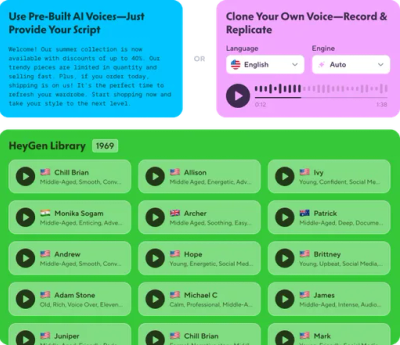 HeyGen AI Voice Cloning