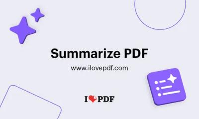 iLovePDF AI Summarizer