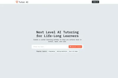 Tutor AI