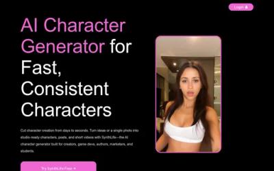 SynthLife AI Character Generator