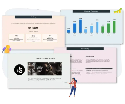 Upmetrics AI Pitch Deck Generator