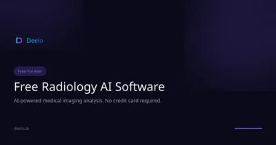 Free Radiology AI Software by Deelo