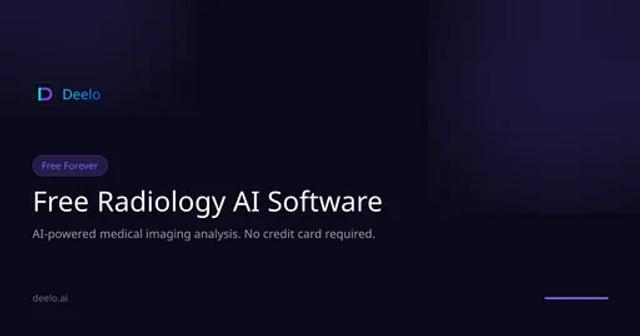 Free Radiology AI Software by Deelo