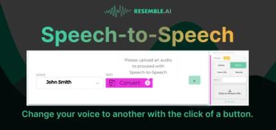 Resemble AI Speech-to-Speech