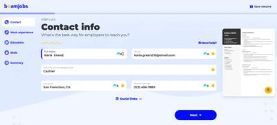 BeamJobs AI Resume Builder