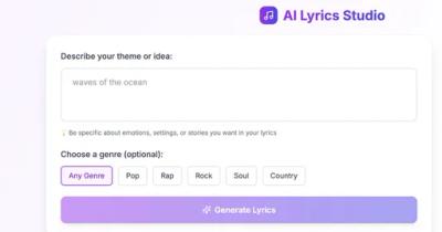 AI Lyrics Generator
