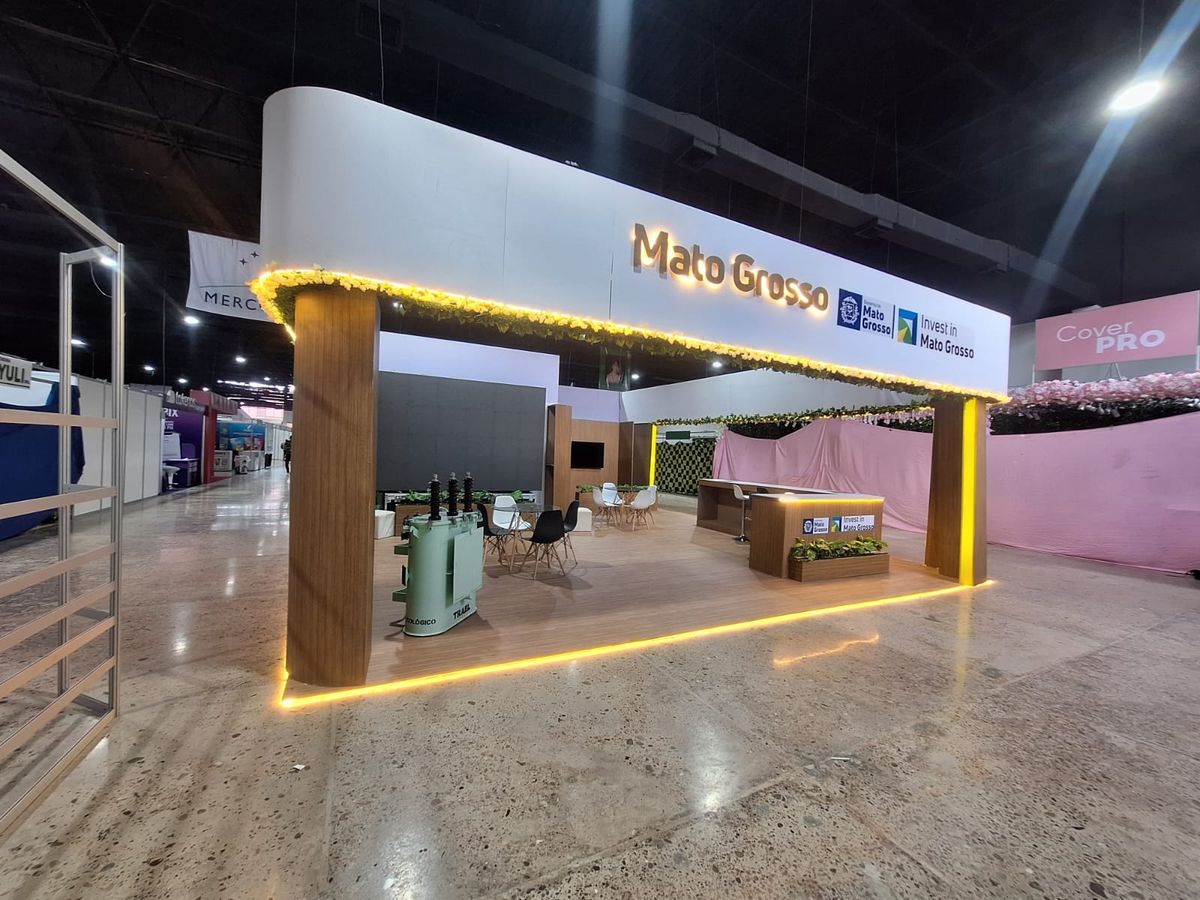 Stand del Estado de Mato Grosso (Brasil) en Fexpocruz 2025