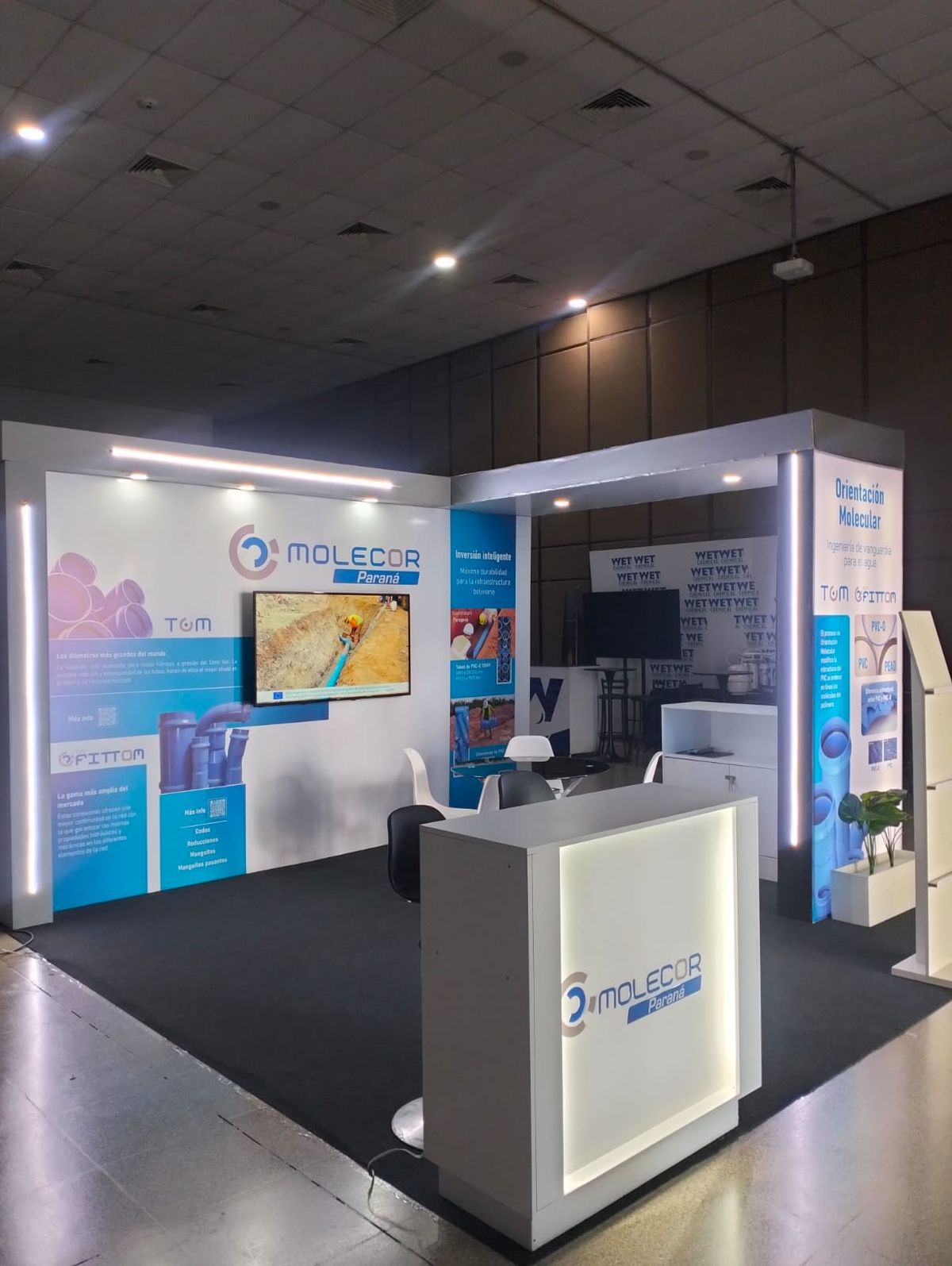 Stand Molecor Paraná en Expoagua 2026