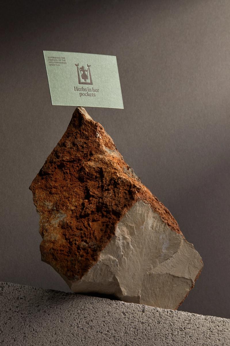 Herbs in her pockets