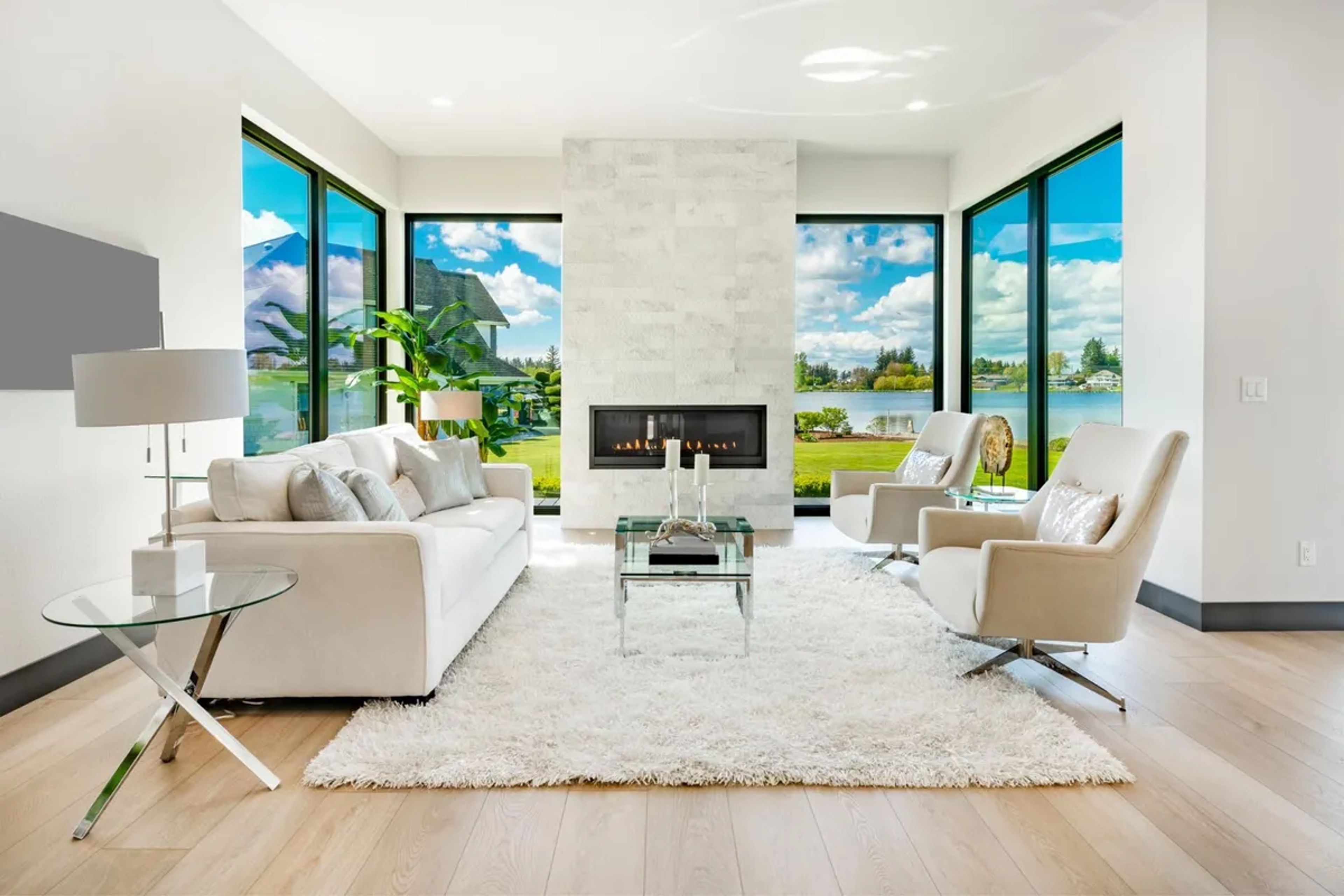 Moderni dnevni boravak nakon renovacije